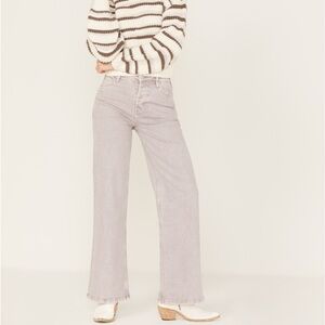 CLEO + WOLF HIGH RISE LOOSE Acid Washed Purple Jean